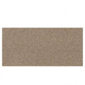 Daltile Identity Imperial Gold Fabric 6 in. x 12 in. Porcelain Bullnose Cove Base Floor and Wall Tile