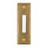 Heath Zenith Wired Lighted Push Button - Gold Finish