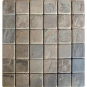MS International 12 in. x 12 in. Rustique Earth Marble Mesh-Mounted Mosaic Tile