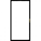 Grisham 310 Series 32 in. x 80 in. Black Full View Security Door