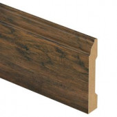 Zamma Saratoga Hickory 9/16 in. Thick x 3-1/4 in. Wide x 94 in. Length Laminate Wall Base Molding