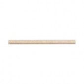 Jeffrey Court Giallo Dome 1 in. x 12 in. Travertine Wall and Trim