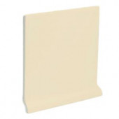 U.S. Ceramic Tile Color Collection Bright Khaki 4-1/4 in. x 4-1/4 in. Ceramic Stackable Left Cove Base Wall Tile