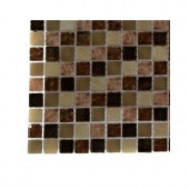 Splashback Tile Southern Comfort Squares Glass - 6 in. x 6 in. Tile Sample