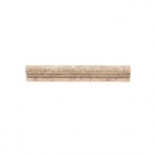 Jeffrey Court Noce Travertine 2 in. x 12 in. Accent Crown (1 lin. ft. per pc.)