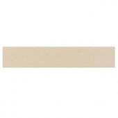 Daltile Identity Bistro Cream Cement 4 in. x 18 in. Porcelain Bullnose Floor and Wall Tile