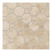 Daltile Salerno Cremona Caffe 12 in. x 12 in. x 6mm Ceramic Mosaic Floor and Wall Tile (10 sq. ft. / case)