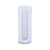 IQ America Wireless Battery Operated Doorbell Push Button - Colonial Style White