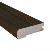 Millstead Hickory Chestnut 0.81 in. Thick x 2.37 in. Wide x 78 in. Length Hardwood Flush-Mount Stair Nose Molding