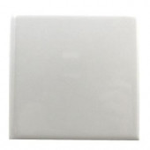 Daltile Semi-Gloss White 4-1/4 in. x 4-1/4 in. Glazed Ceramic Bullnose Wall Tile