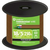 Southwire 18-5 Thermostat Wire - Brown (By-the-Foot)