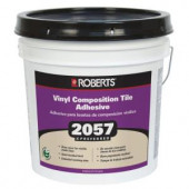 Roberts 2057 4-gal. Premium Vinyl Tile Glue Adhesive