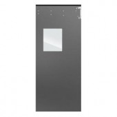 Aleco ImpacDor Optima 1/4 in. x 48 in. x 96 in. Single-Ply Light Gray Impact Door