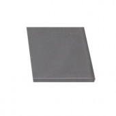 Splashback Tile Contempo Smoke Gray Polished Glass Tiles - 3 in. x 6 in. Tile Sample