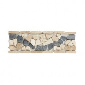 Jeffrey Court Ravenna Stone Strip 4 in. x 12 in. Travertine Accent and Wall Trim Tile