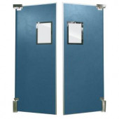 Aleco ImpacDor FS-500 3/4 in. x 60 in. x 96 in. Royal Blue Wood Core Impact Door