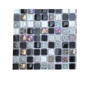 Splashback Tile Aztec Art Blackboard Glass - 6 in. x 6 in. Tile Sample