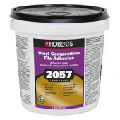 Roberts 2057 1-qt. Premium Vinyl Composition Tile Glue Adhesive
