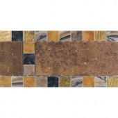 Daltile Terra Antica Rosso 6 in. x 12 in. Porcelain Decorative Accent Floor and Wall Tile