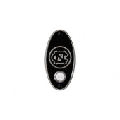 NuTone College Pride University of North Carolina Wireless Door Chime Push Button - Satin Nickel