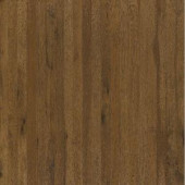 Shaw Hand Scraped Western Hickory Dark Sands Engineered Hardwood Flooring - 5 in. x 7 in. Take Home Sample