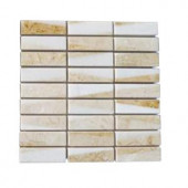 Splashback Tile Great Ulysses Marble Floor and Wall Tile - 6 in. x 6 in. Tile Sample