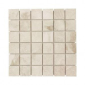 Jeffrey Court Cappucino Mosaic 12 in. x 12 in. Marble Wall & Floor Tile