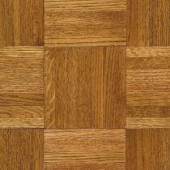 Bruce Oak Honey Parquet 5/16 in. x 12 in. x 12 in. Wide Length Hardwood Flooring (25 sq. ft./case)