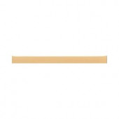 Daltile Liners Luminary Gold 1/2 in. x 6 in. Ceramic Flat Liner Trim Wall Tile