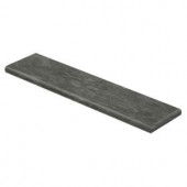 Cap A Tread Slate Shadow 94 in. Length x 12-1/8 in. Depth x 1-11/16 in. Height Laminate Right Return