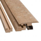 SimpleSolutions Beige Tumbled Marble 78-3/4 in. Length Four-in-One Molding Kit