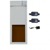 High Tech Pet 40.5 in. x 16 in. Electronic Fully Automatic Dog Door DeluxPak with Free Additional Ultrasonic Collar