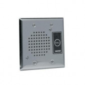 Valcom IP Talkback Door Phone/Intercom with Durable Flush Mount - Brushed Stainless Steel Plate