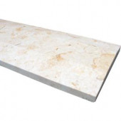 MS International Beige Hollywood Style 5 in. x 30 in. Engineered Marble Threshold