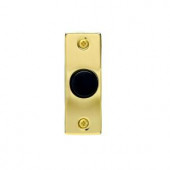IQ America Wired Doorbell Push Button - Gold and Black