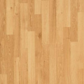 Mohawk Natural Oak 3-Strip 7 mm Thick x 7-1/2 in. Wide x 47-1/4 in. Length Laminate Flooring (19.63 sq. ft. / case)