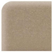 Daltile Semi-Gloss Elemental Tan 2 in. x 2 in. Ceramic Bullnose Corner Wall Tile