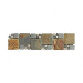 Jeffrey Court Ancient Tide Slate Strip 3 in. x 12 in. Wall and Accent Trim
