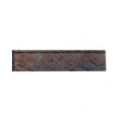 Splashback Tile Petal Dust Glass Floor and Wall Tile - 2 in. x 8 in. Tile Sample