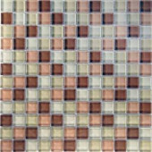 EPOCH Desertz Gobi-1420 Mosaic Glass Mesh Mounted Tile - 4 in. x 4 in. Tile Sample