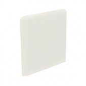 U.S. Ceramic Tile Color Collection Matte Bone 3 in. x 3 in. Ceramic Surface Bullnose Corner Wall Tile