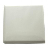 Daltile Semi-Gloss 2 in. x 2 in. White Ceramic Bullnose Outside Corner Wall Tile