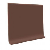 ROPPE Pinnacle Rubber Russet 4 in. x 1/8 in. x 48 in. Cove Base (30 Pieces / Carton)