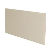 U.S. Ceramic Tile Color Collection Matte Fawn 3 in. x 6 in. Ceramic Surface Bullnose Wall Tile