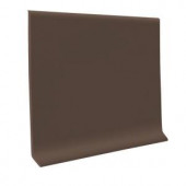 ROPPE Light Brown 4 in. x .080 in. x 48 in. Vinyl Cove Base (30-Pieces)