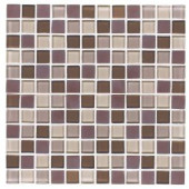 Jeffrey Court Blue Shale 12 in. x 12 in. Glass Wall and Floor Tile
