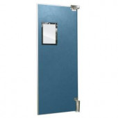 Aleco ImpacDor FS-500 3/4 in. x 36 in. x 84 in. Royal Blue Wood Core Impact Door