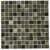 Splashback Tile Tapestry 12 in. x 12 in. Marble/Glass Mosaic Floor and Wall Tile