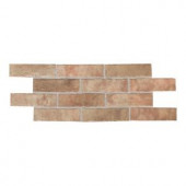 Daltile Union Square Heirloom Rose 2 in. x 8 in. Ceramic Paver Floor and Wall Tile (6.25 sq. ft. / case)