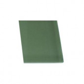 Splashback Tile Contempo Spa Green Polished Glass Tile - 3 in. x 6 in. Tile Sample